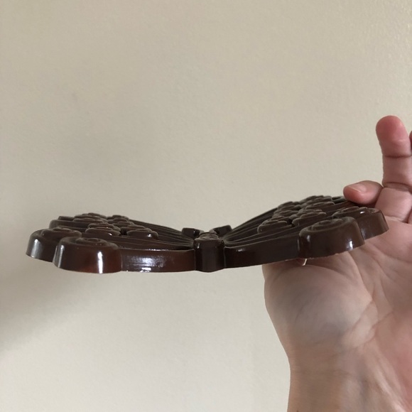 Vintage Burwood 70’s Brown Plastic Butterflies - Picture 5 of 10